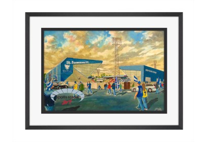 McDiarmid Park Stadium 'Going to the Match' Fine Art Print - St Johnstone FC